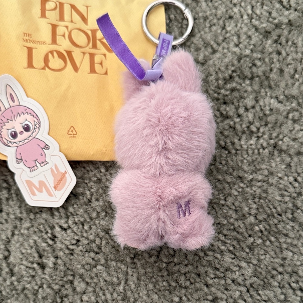 Labubu Pin for Love Letter 'M' - Picture 3 of 4